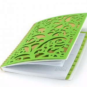notebook s laserovým střihem PP